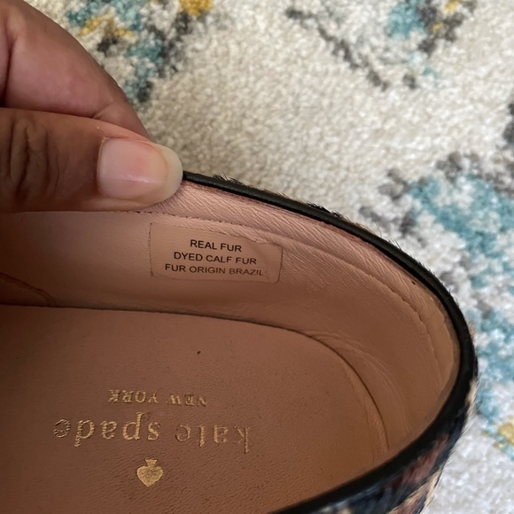 🐆 Kate Spade Calf Fur Leopard/ Cheetah Sneaker Flats - Picture 5 of 9